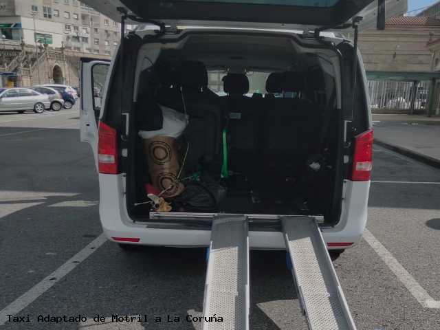 Taxi accesible de La Coruña a Motril